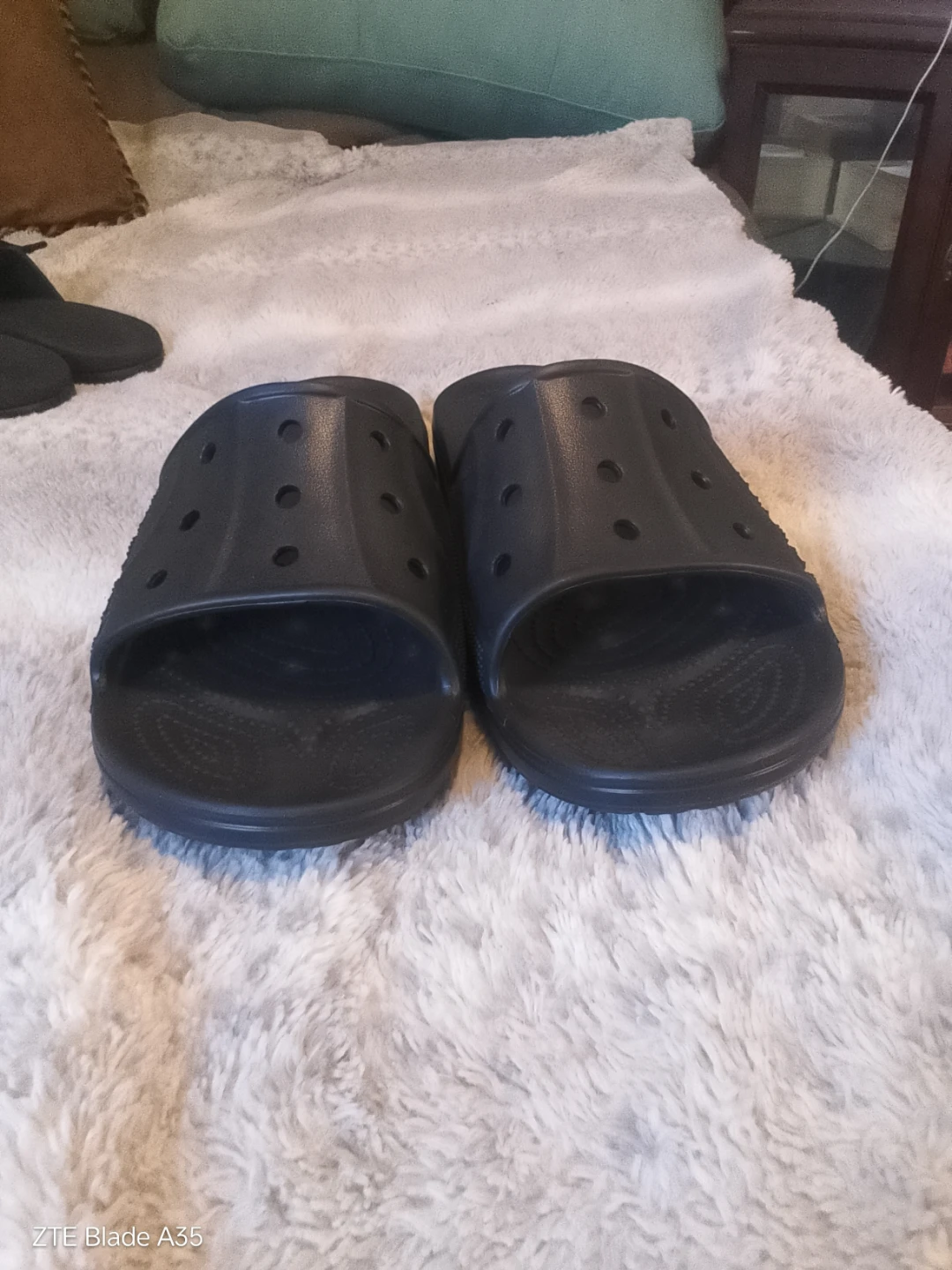 Black Crocs Slides - photo 2