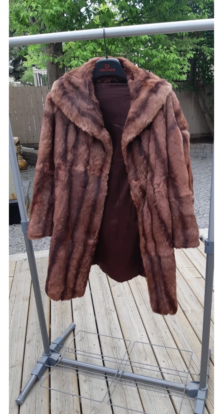 Lengthy Authentic Vintage Fur Coat