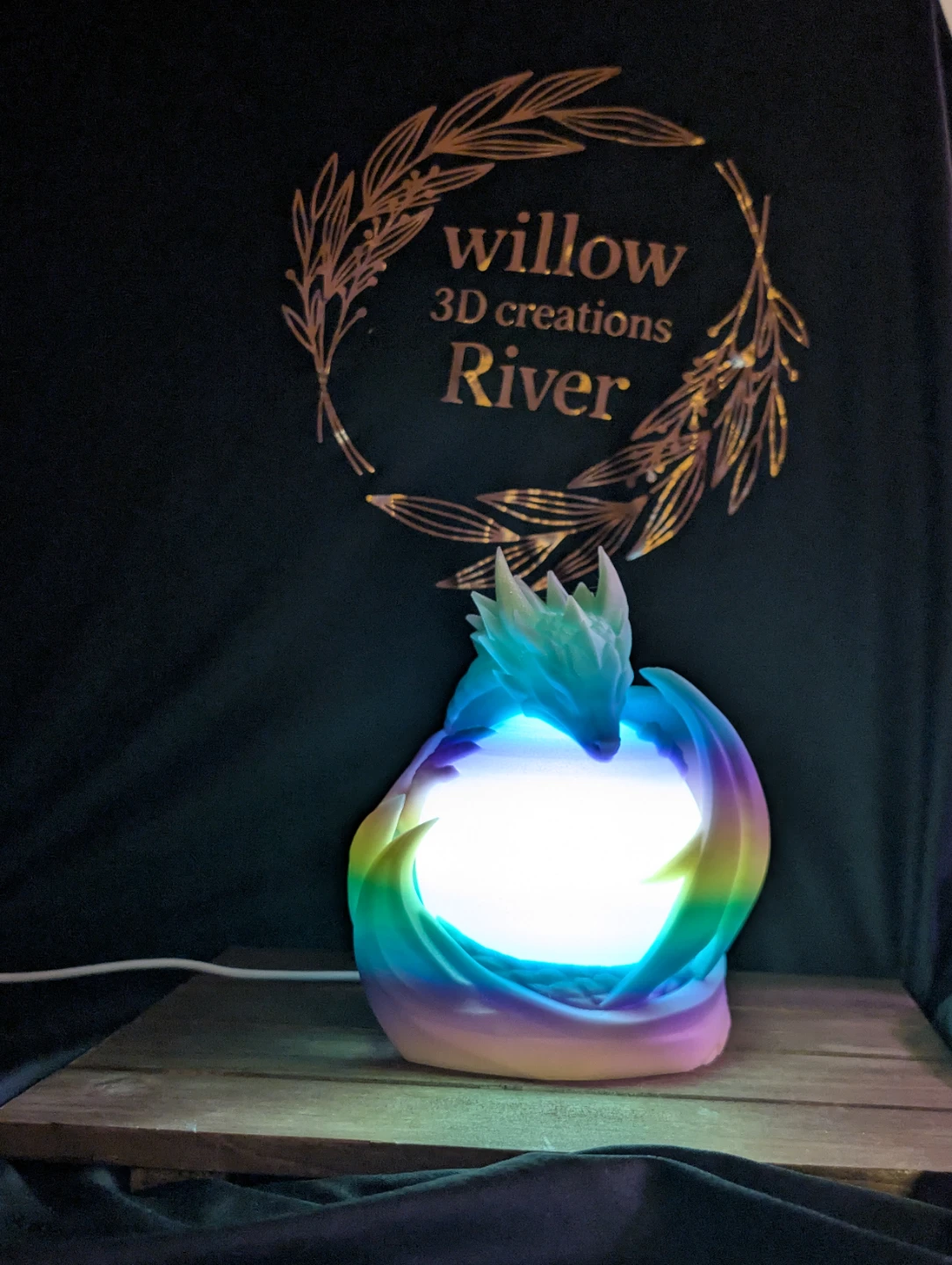 Willow River 3D Creations Dragon Lamp - photo 2