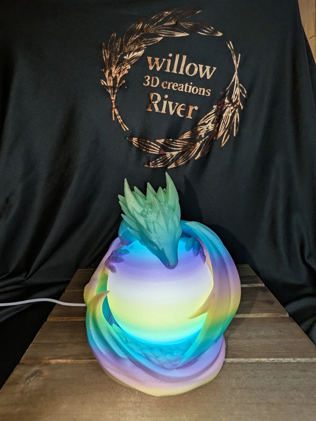 Willow River 3D Creations Dragon Lamp - photo 4
