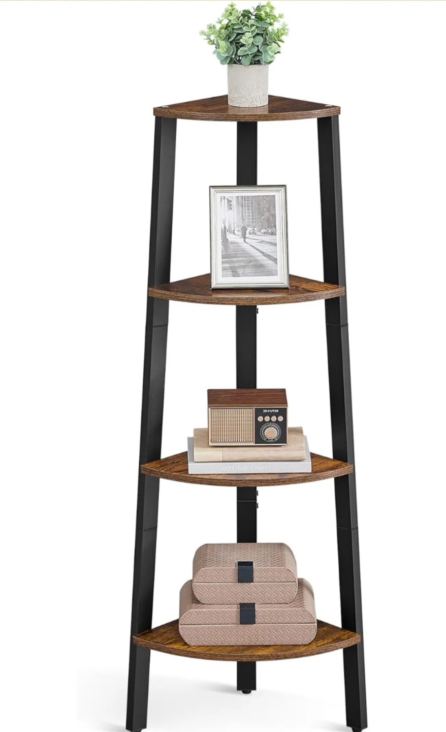 VASAGLE 4-Tier Corner Shelf - photo 3