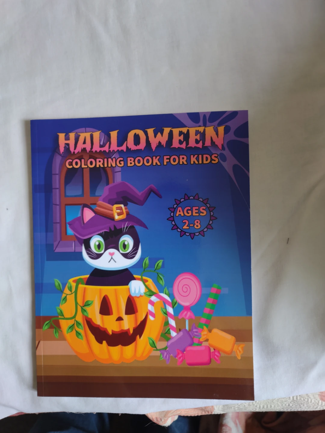 Ages 2-8 Halloween Coloring book