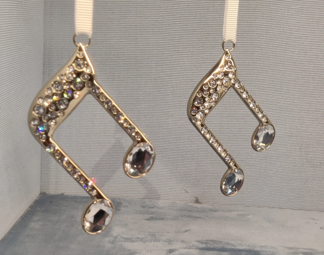 Swarovski Holiday Magic Double Music Note Ornament - photo 4