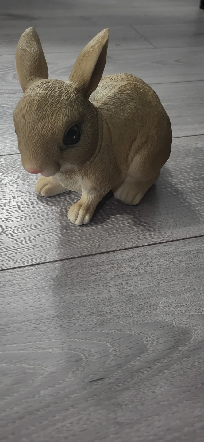 Cute Resin Bunny Figurine - photo 2