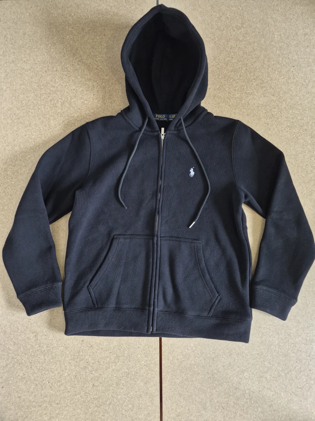 Polo Ralph Lauren Black Zip-Up Hoodie
