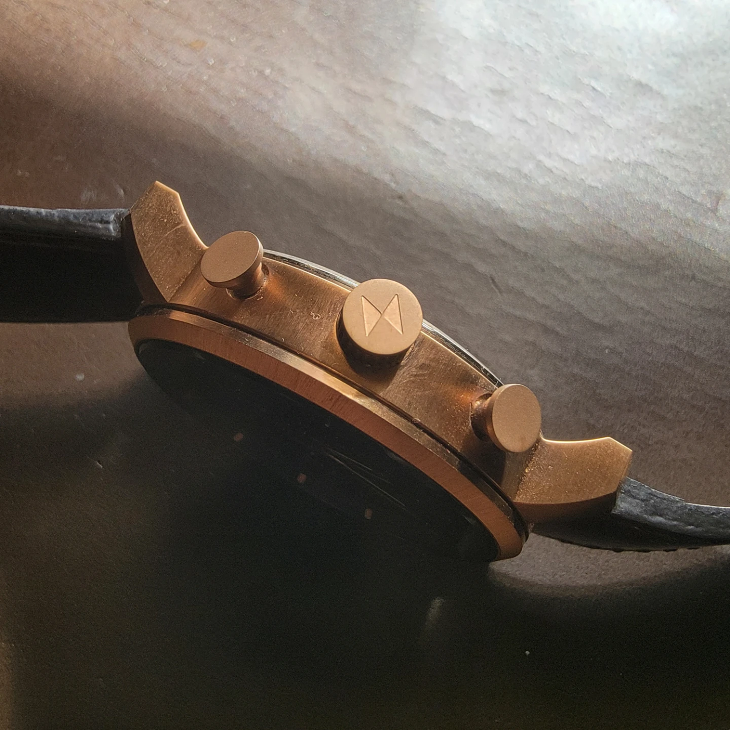 Men's Mvmt Watch Rose Gold/ Brown Leather Band - photo 4