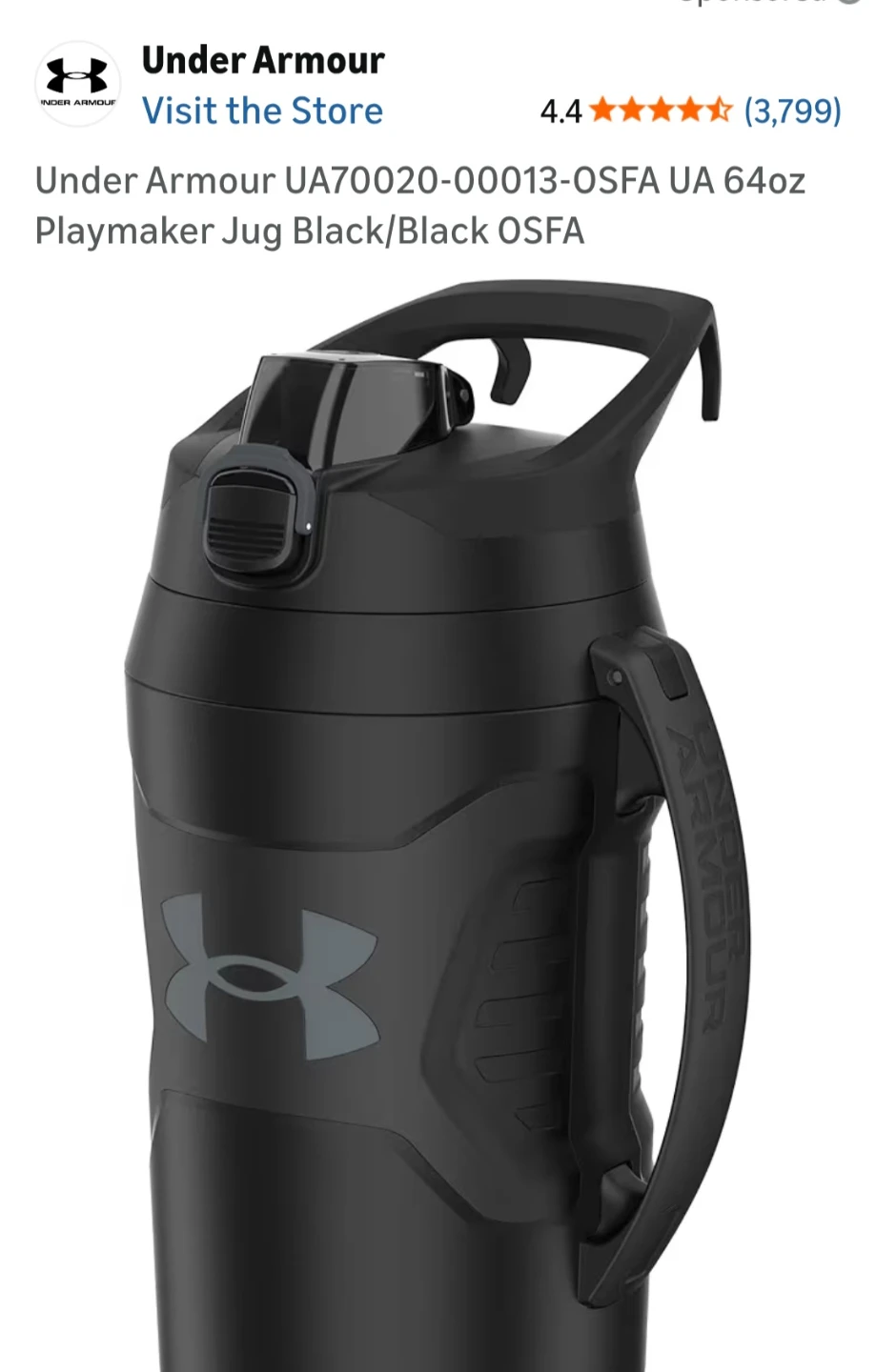 64 oz Underarmour water bottle - photo 4