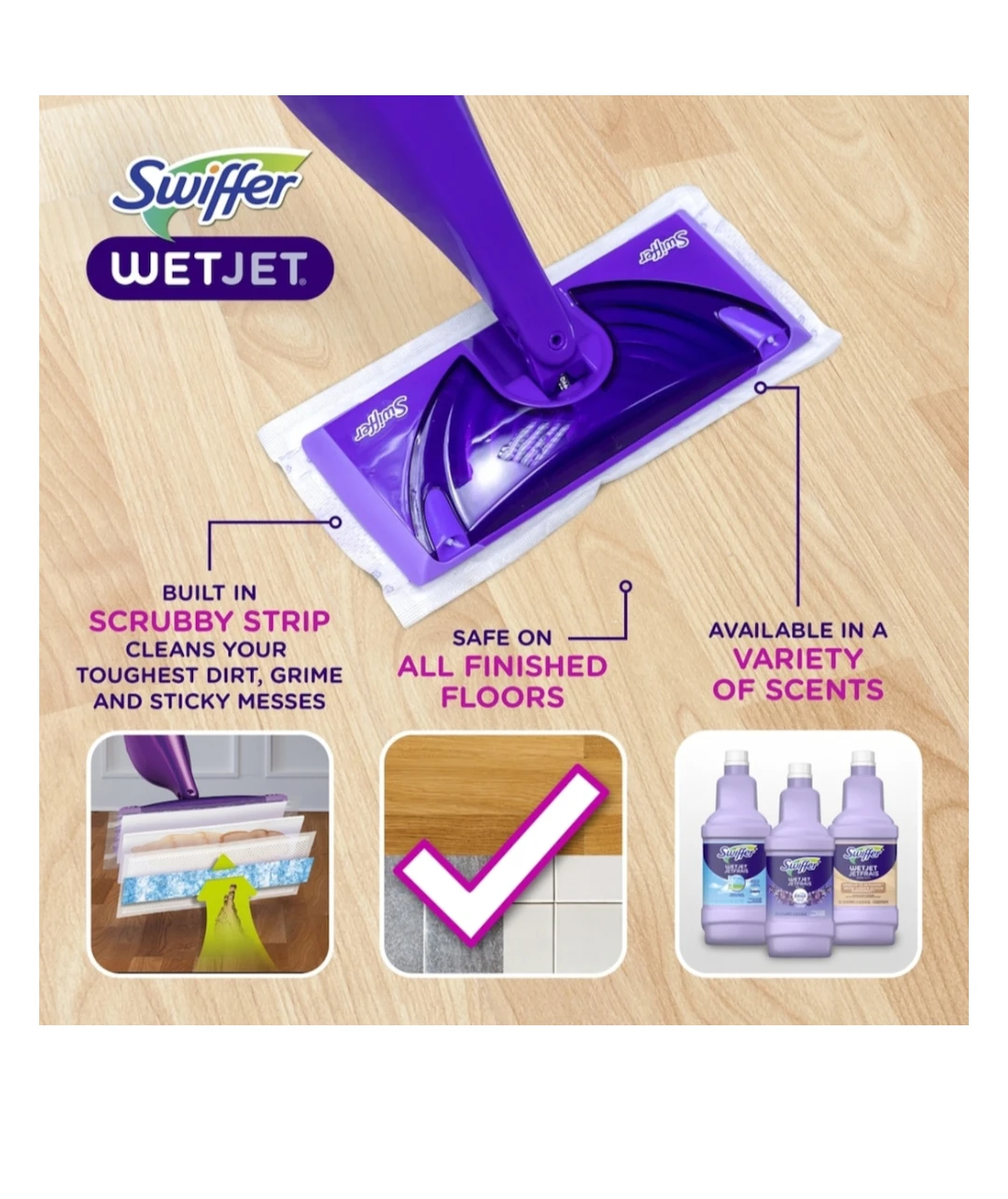 Swiffer WetJet Floor Cleaner Mop Starter Kit (NEW) - photo 2