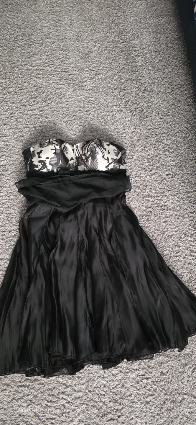 Black Halter Neck Cocktail Dress - photo 3