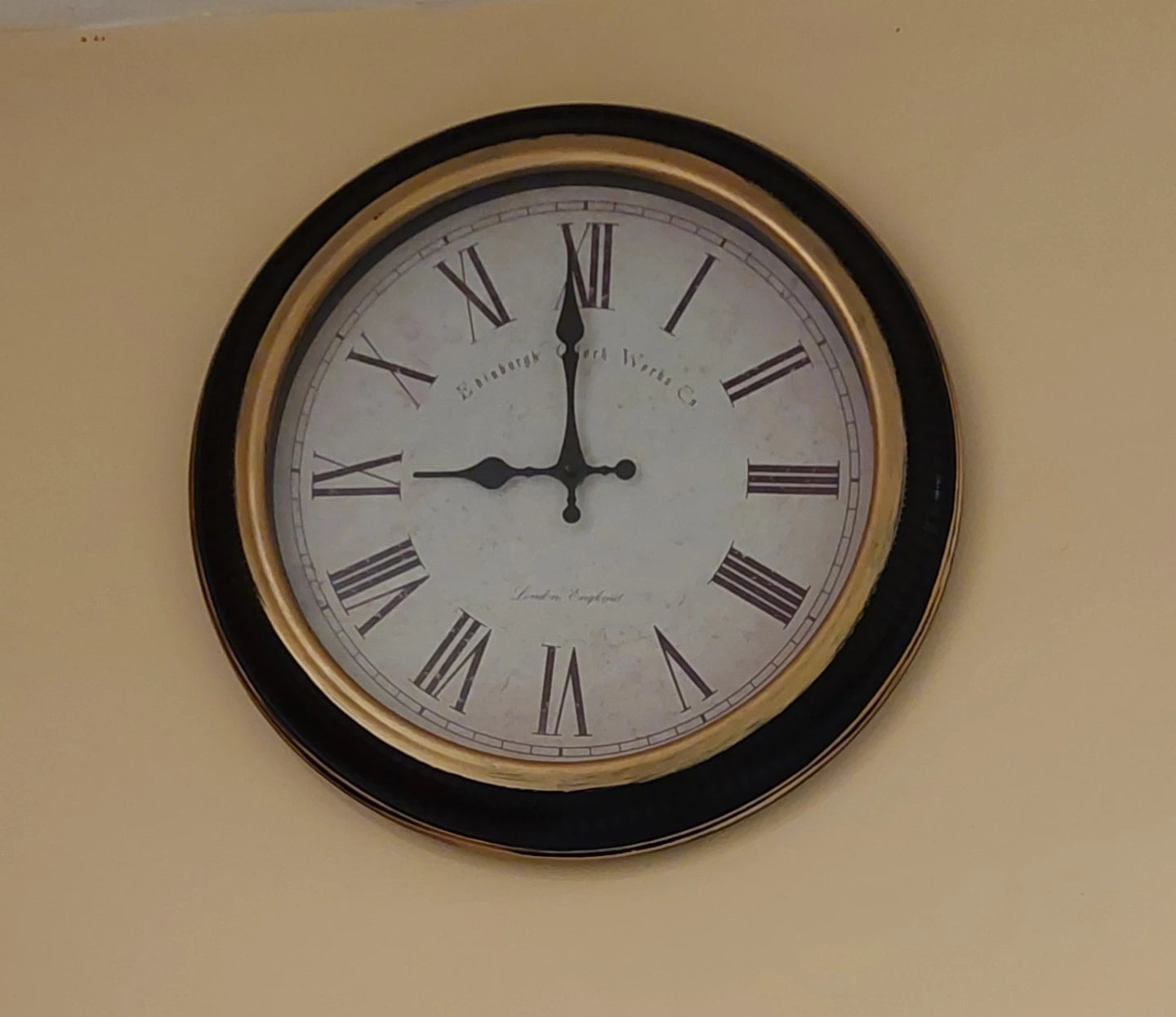 Edinburgh Clock Works Co. Wall Clock
