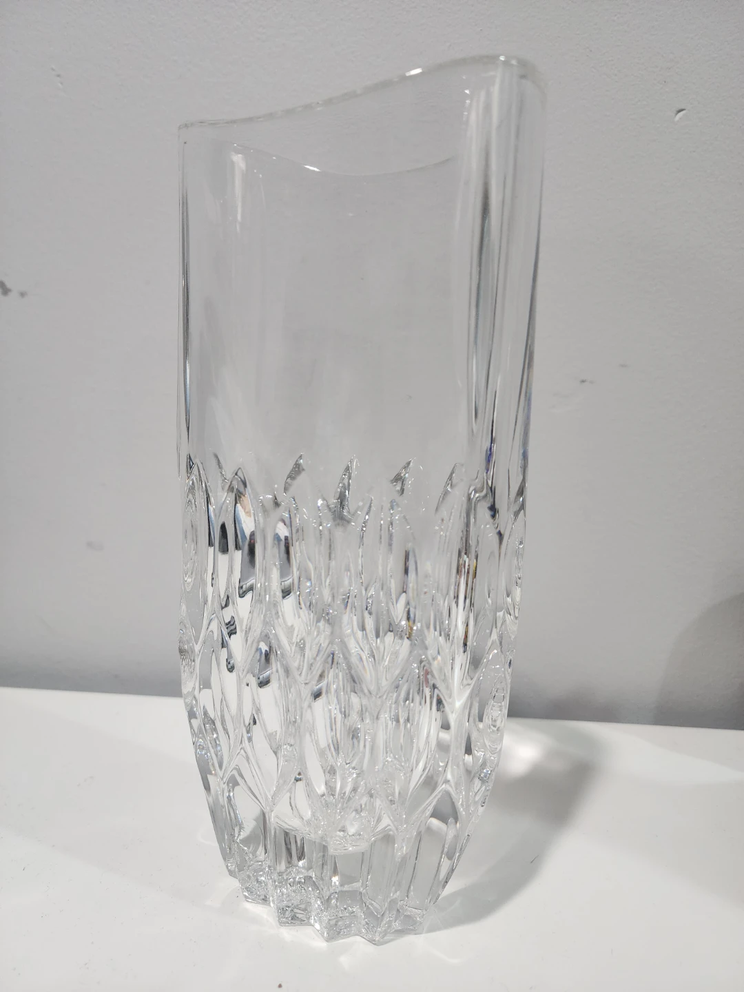 Clear Crystal Cut Glass Vase - photo 2