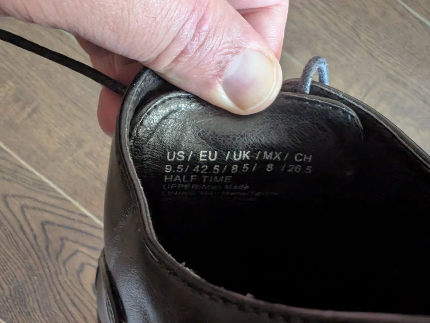 Black "Half Time" Oxford Dress Shoes - photo 2