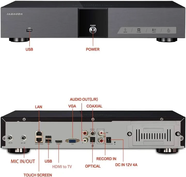 InAndOn KV-V5 Pro Karaoke Player - photo 3