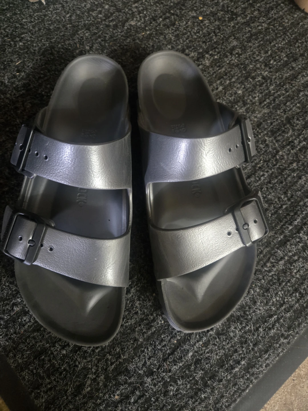 Birkenstock Arizona Sandals - Silver