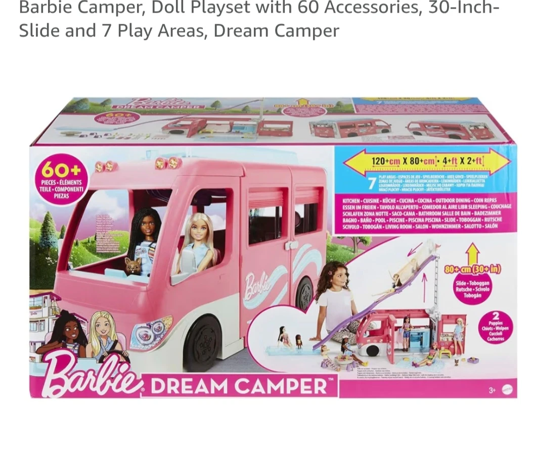 Barbie Dream Camper Playset Unopened box