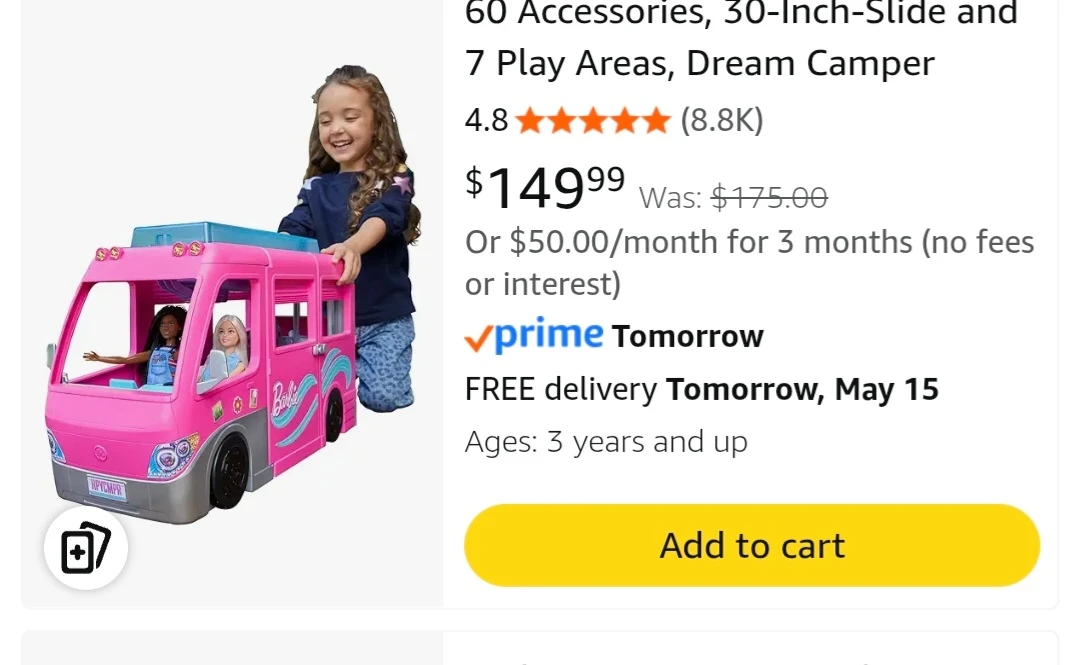 Barbie Dream Camper Playset Unopened box - photo 2