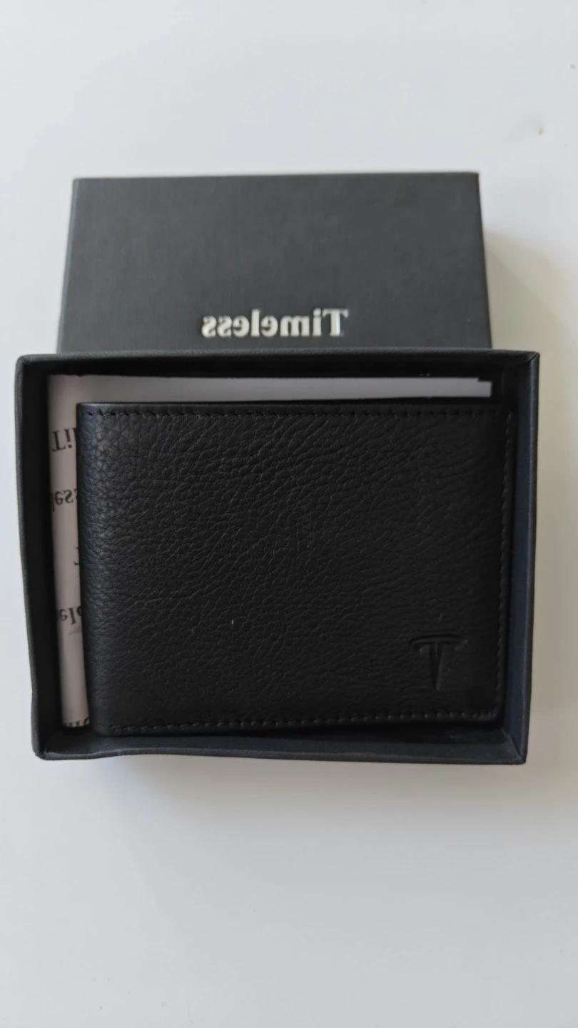 Timeless Bi-fold Wallet - Black
