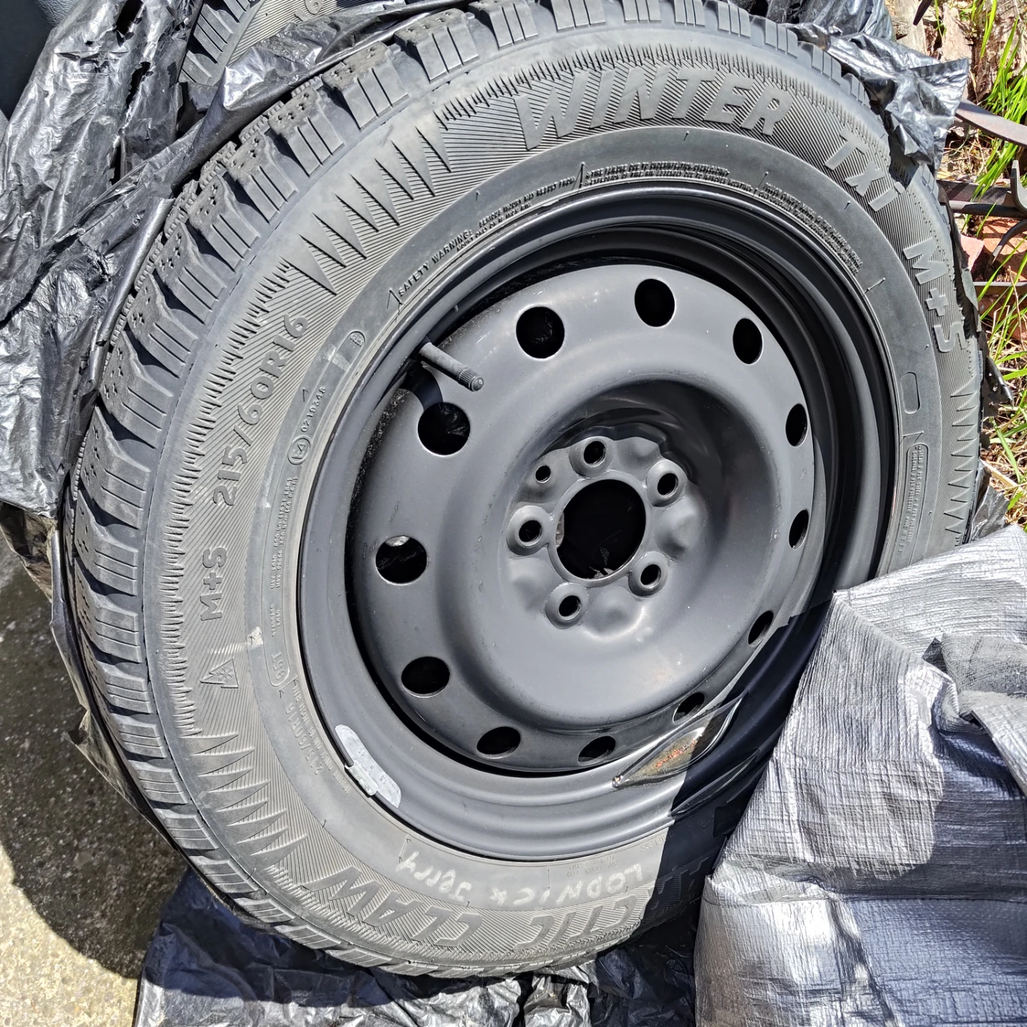 Loodin Winter Tire with Rims set of 4 came off a Toyota Camry - photo 2