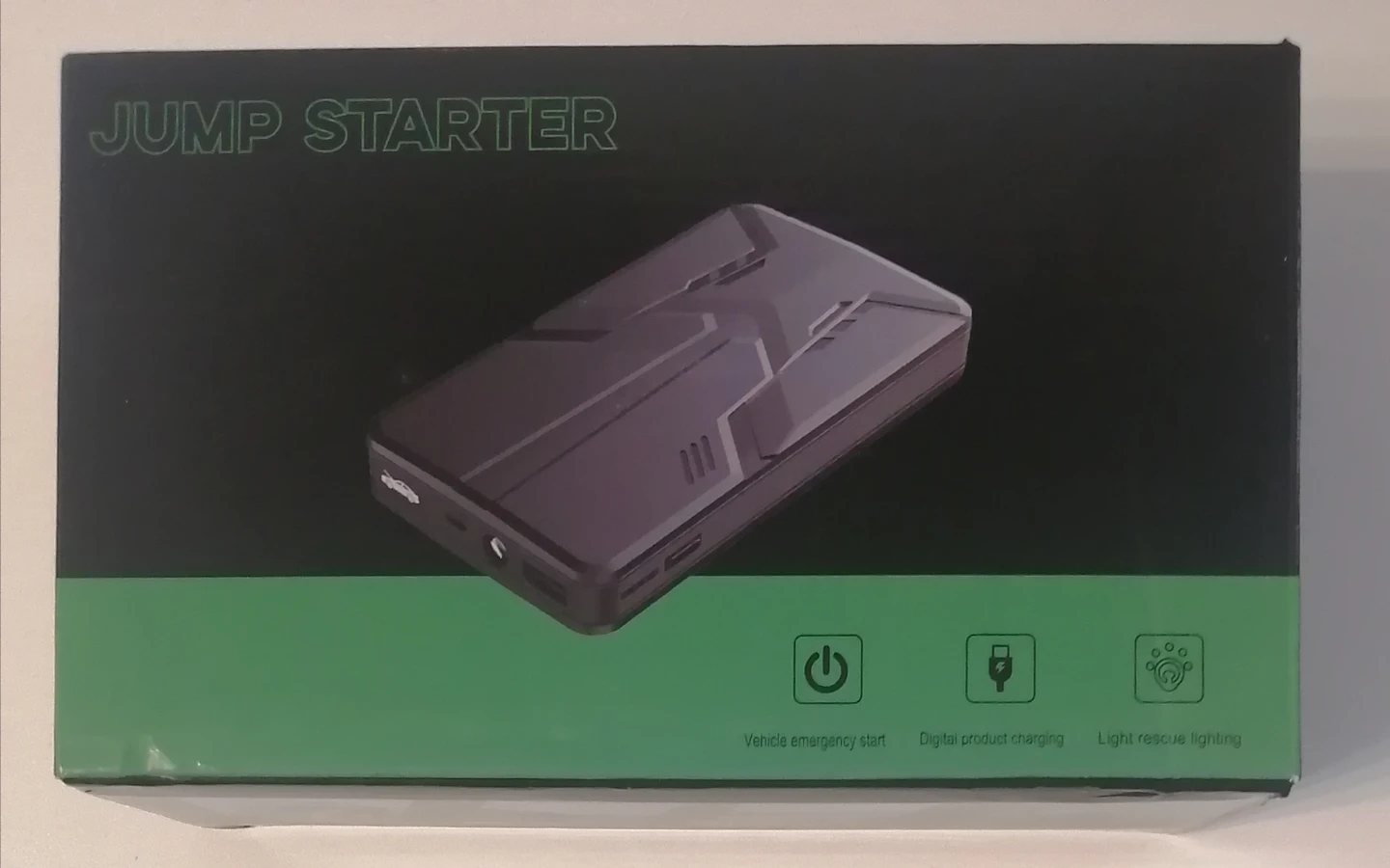 Jump Starter Power Bank with Cables and Case