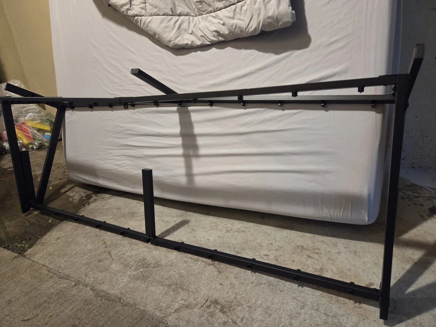 Black Metal Bed Frame - photo 2