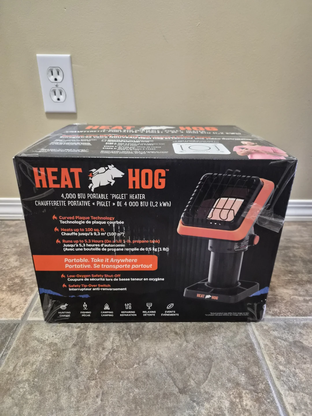 Heat Hog 4,000 BTU Portable "Piglet" Heater