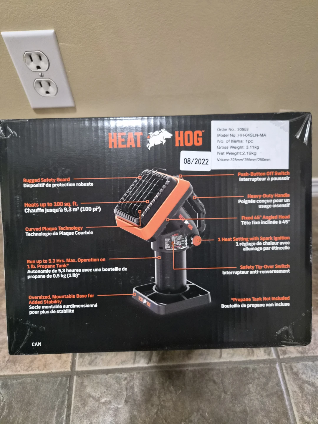 Heat Hog 4,000 BTU Portable "Piglet" Heater - photo 4