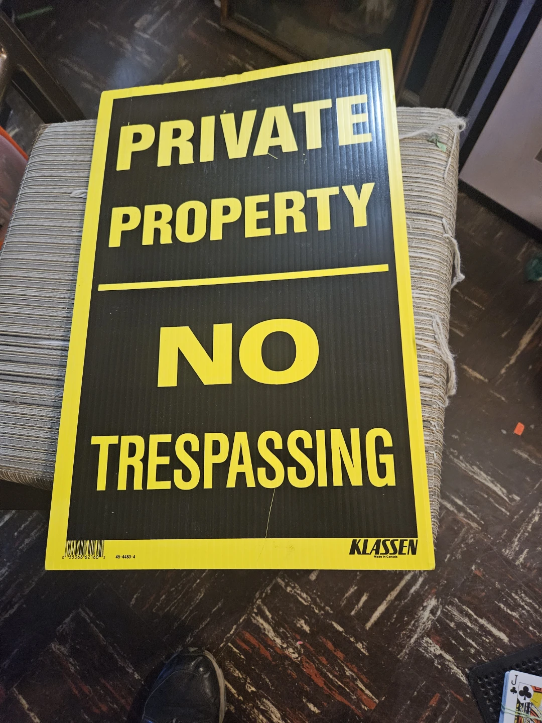 Klassen Private Property No Trespassing Sign - photo 3