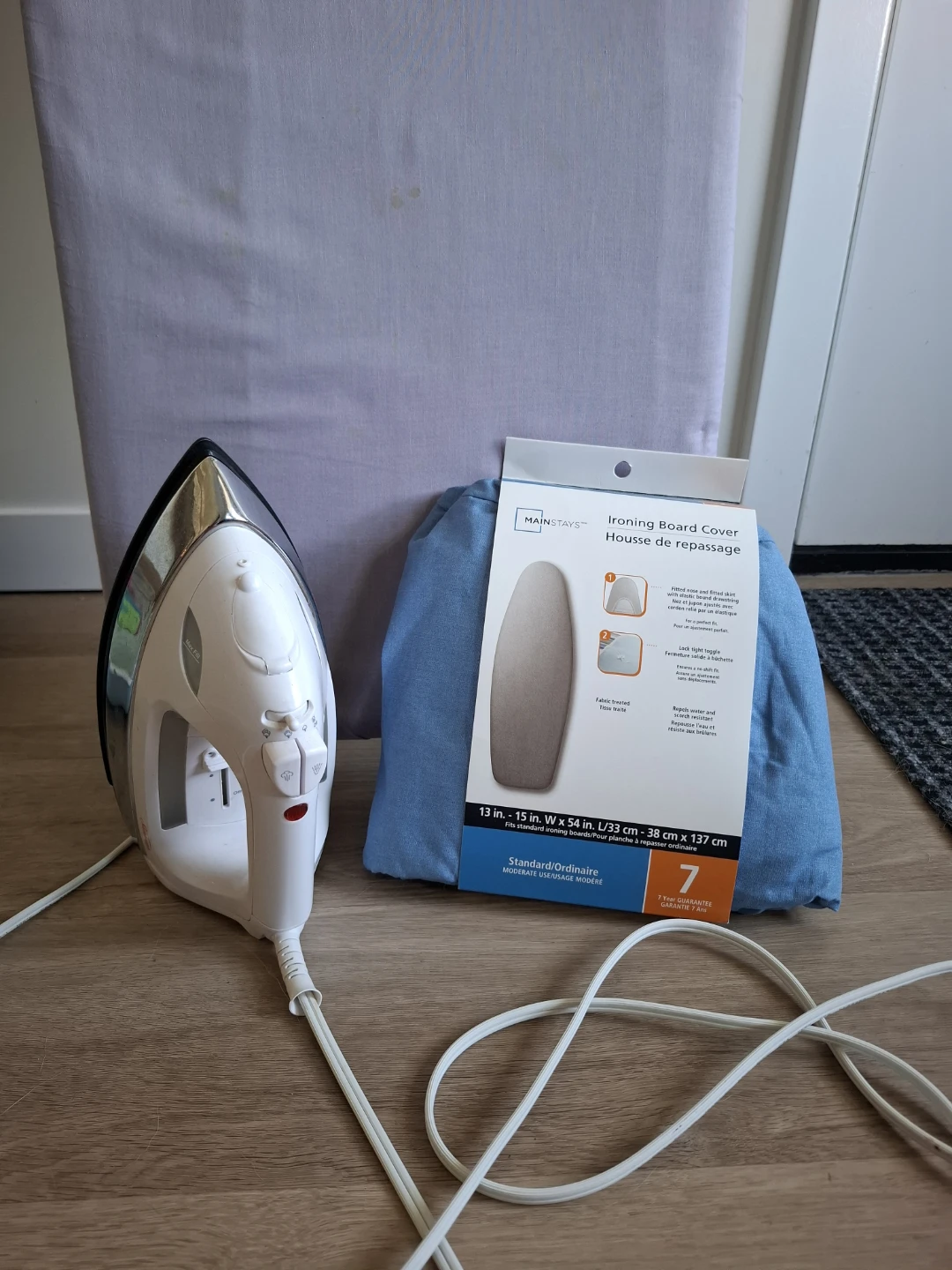 Iron and Ironing board plus covers - photo 2