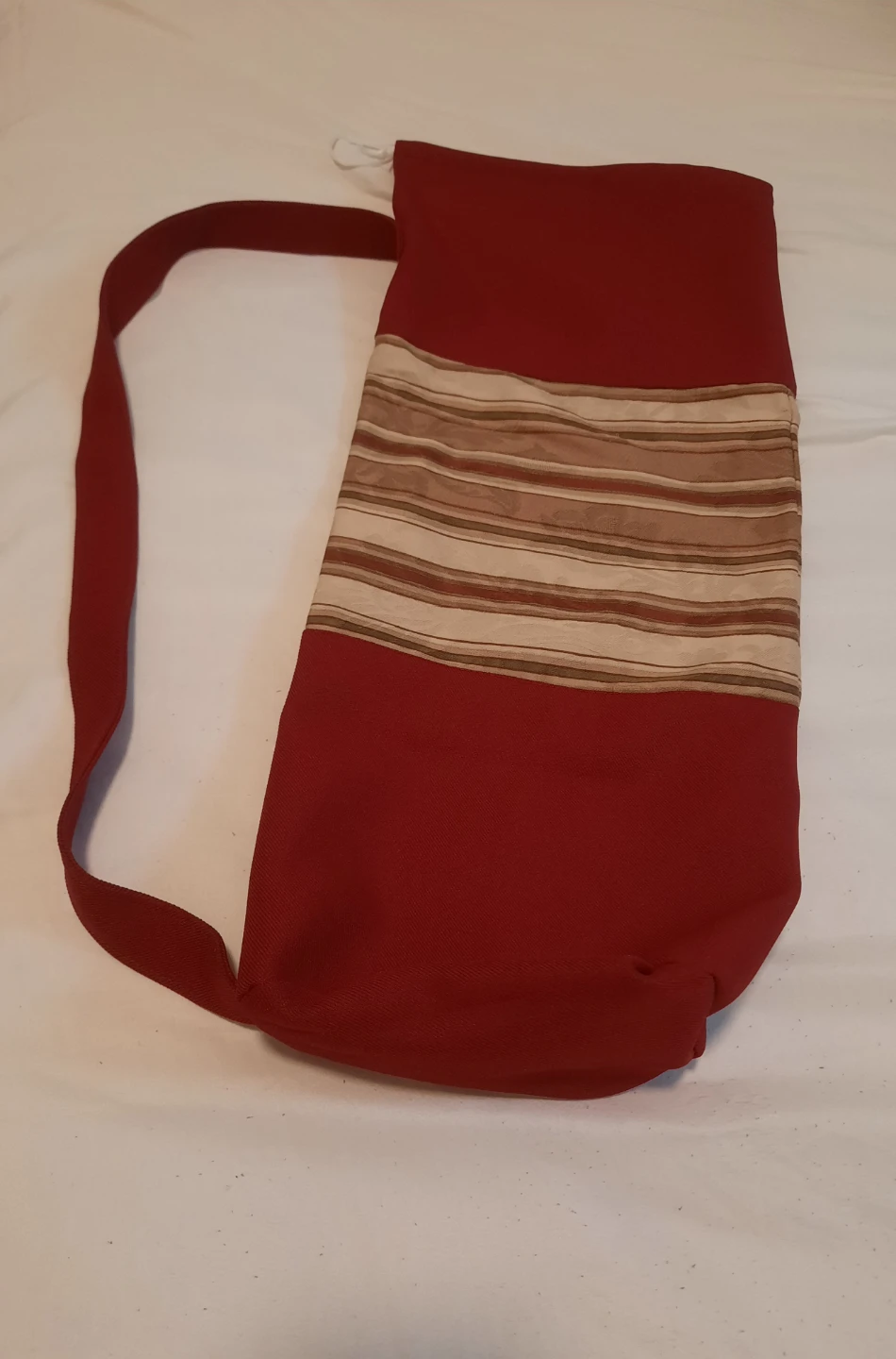 Red Yoga Mat Bag with Striped Accent - photo 4