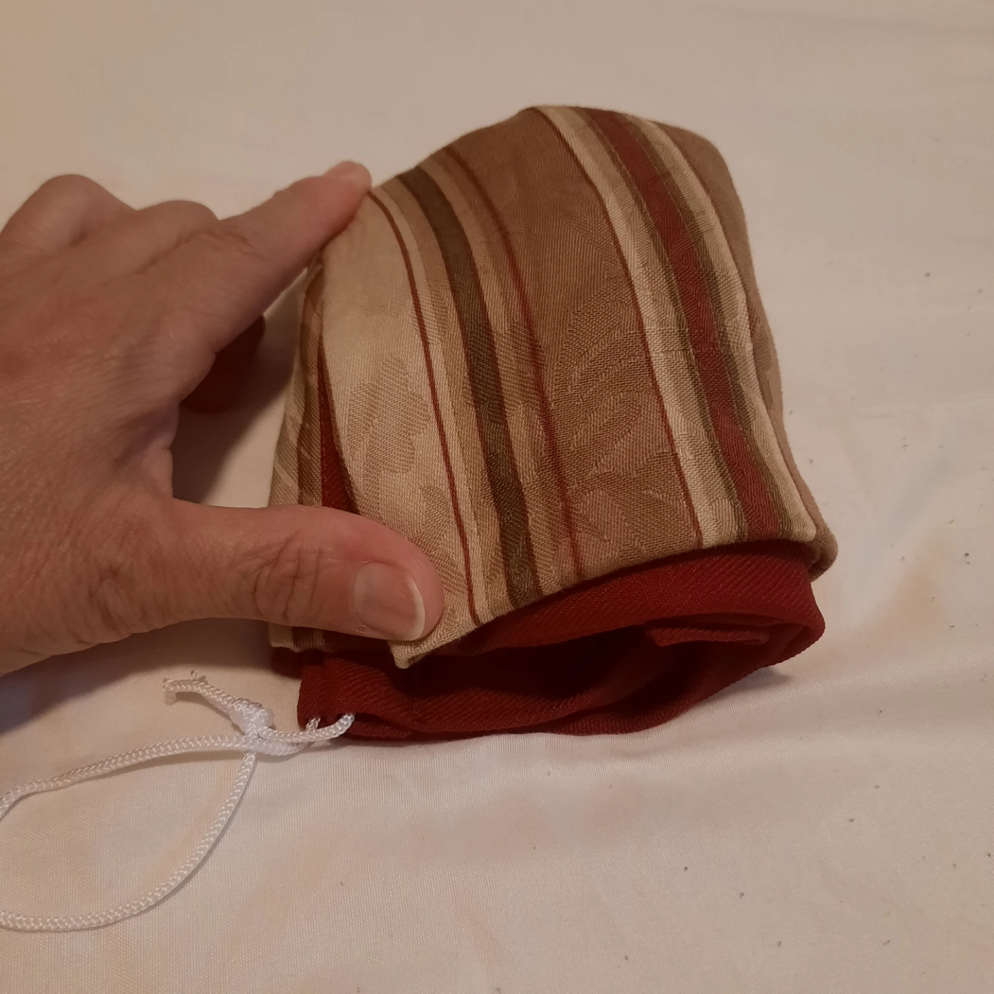 Red Yoga Mat Bag with Striped Accent - photo 5