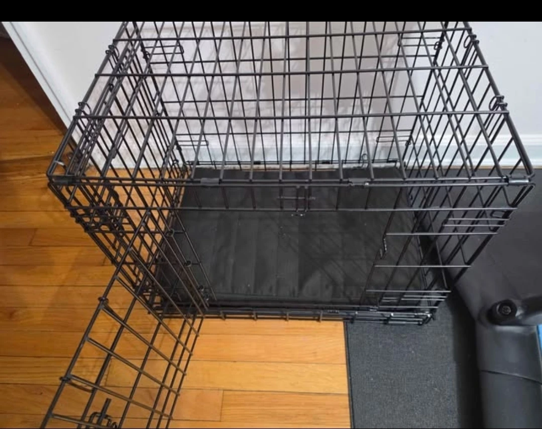 Black Wire Dog Crate