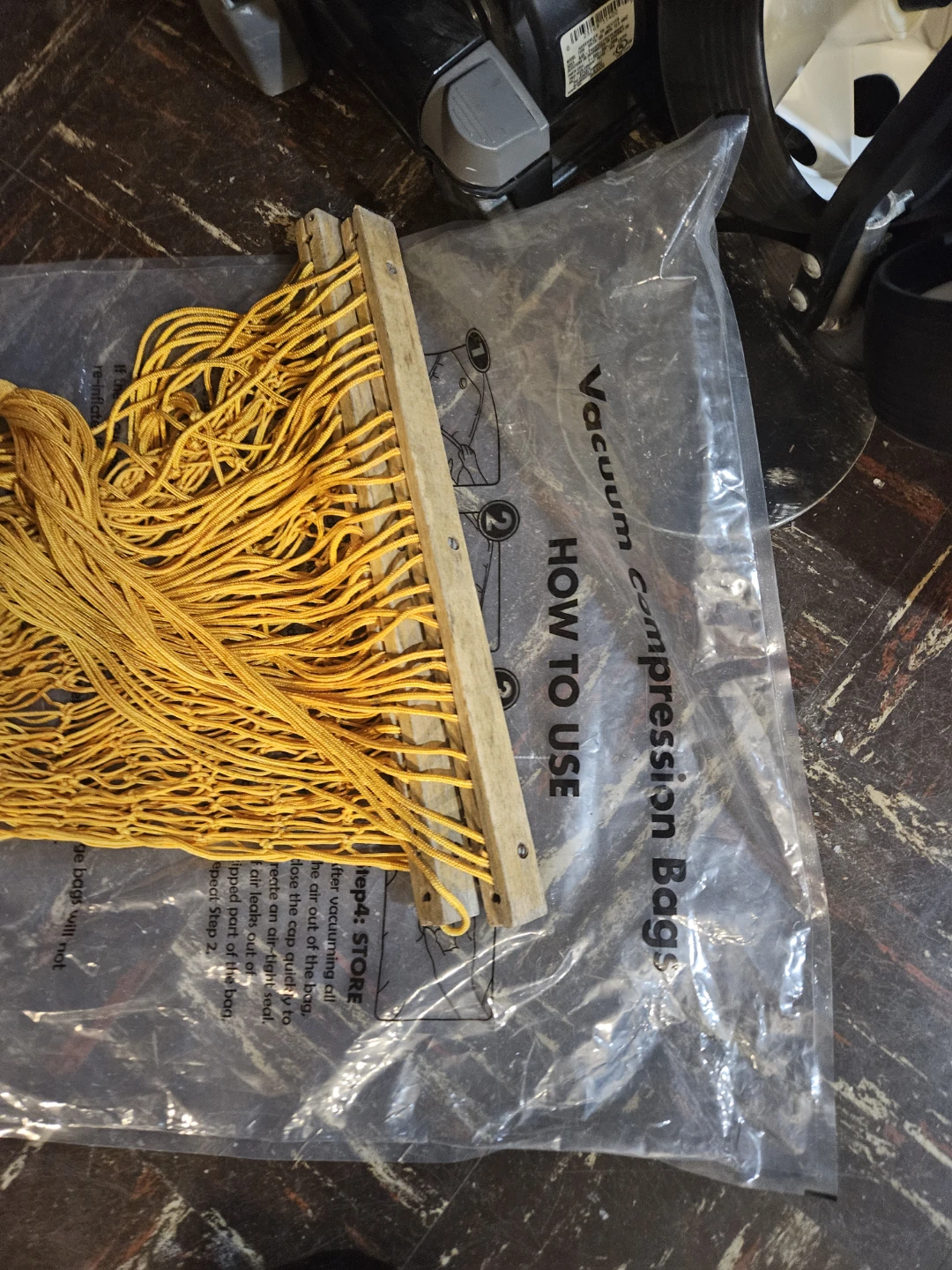 Orange Macrame Plant Hanger - photo 5