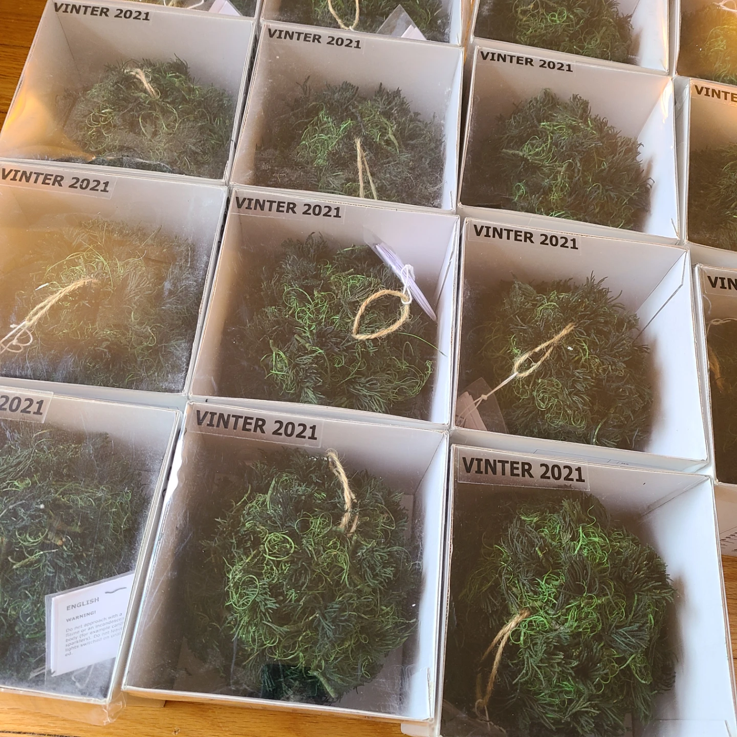 IKEA VINTER Decorative Moss Balls (16) for $100! - photo 2