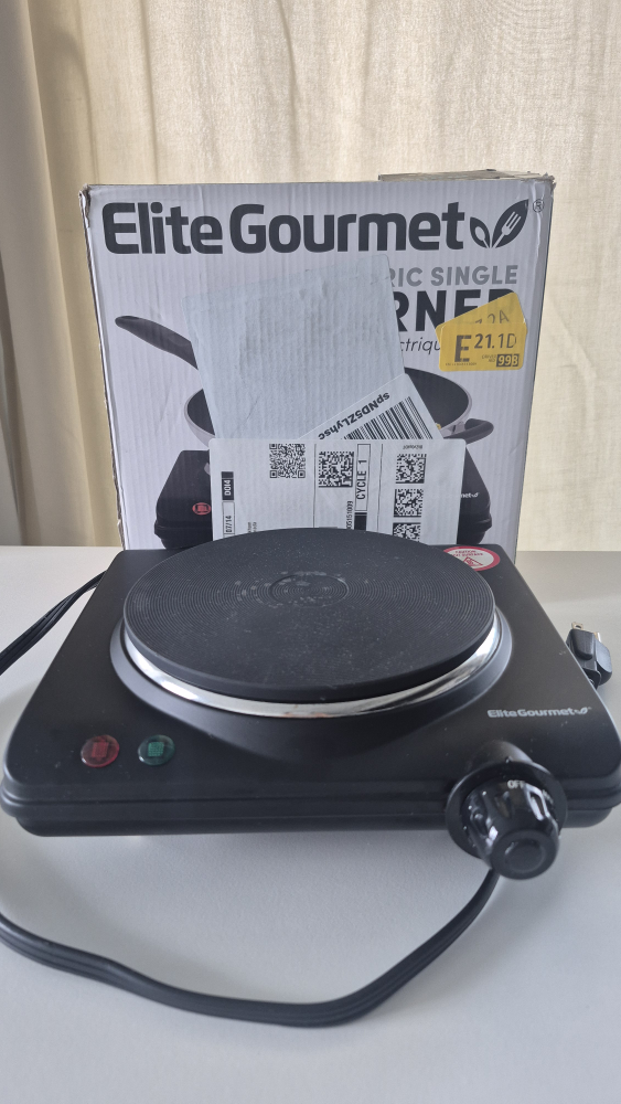 Elite Gourmet Single Electric Burner