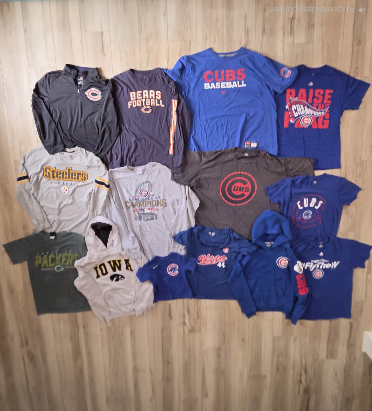 Chicago Cubs, Bears, & More Shirt Bundle