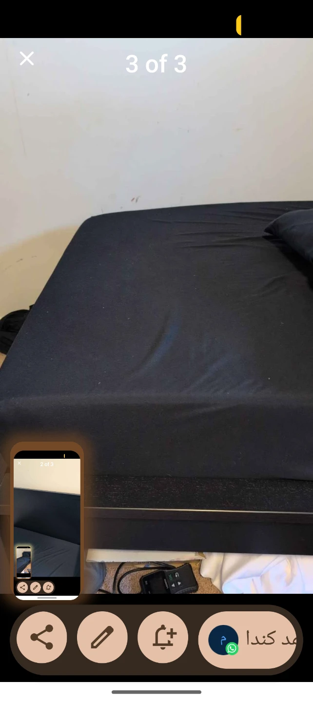 Black Single Bed Frame - photo 2