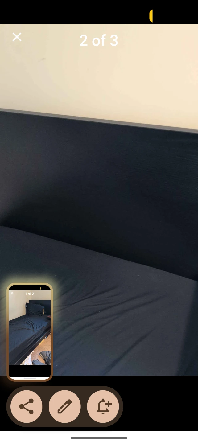 Black Single Bed Frame - photo 3