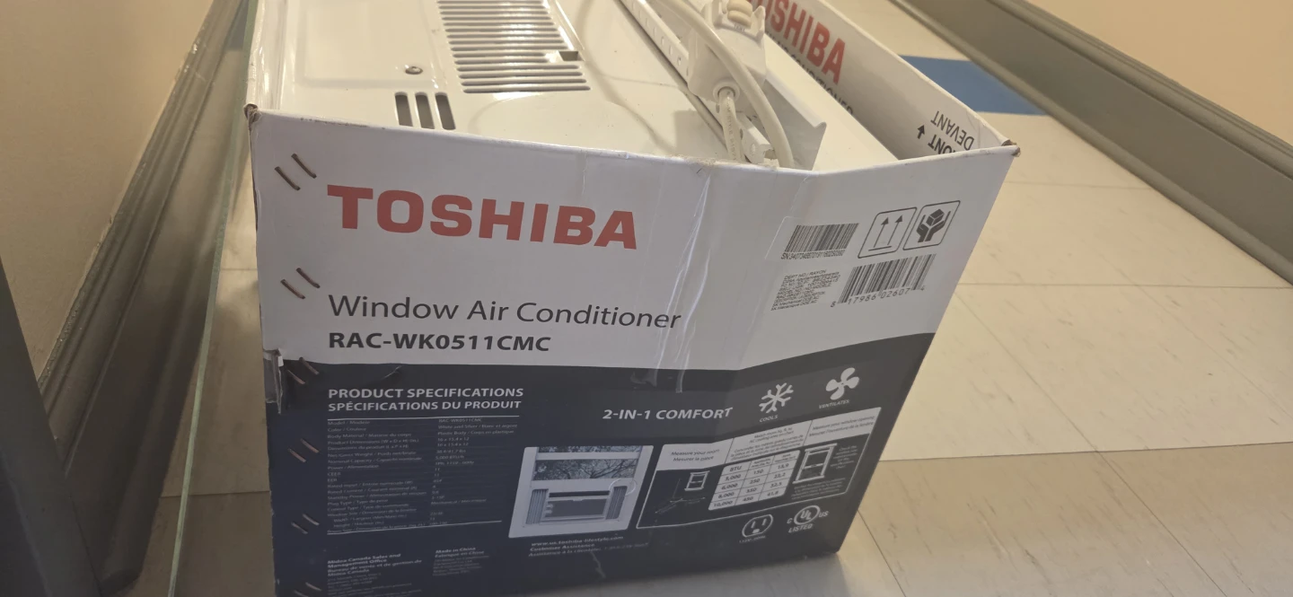 Toshiba Window Air Conditioner RAC-WK0511CMC - photo 3