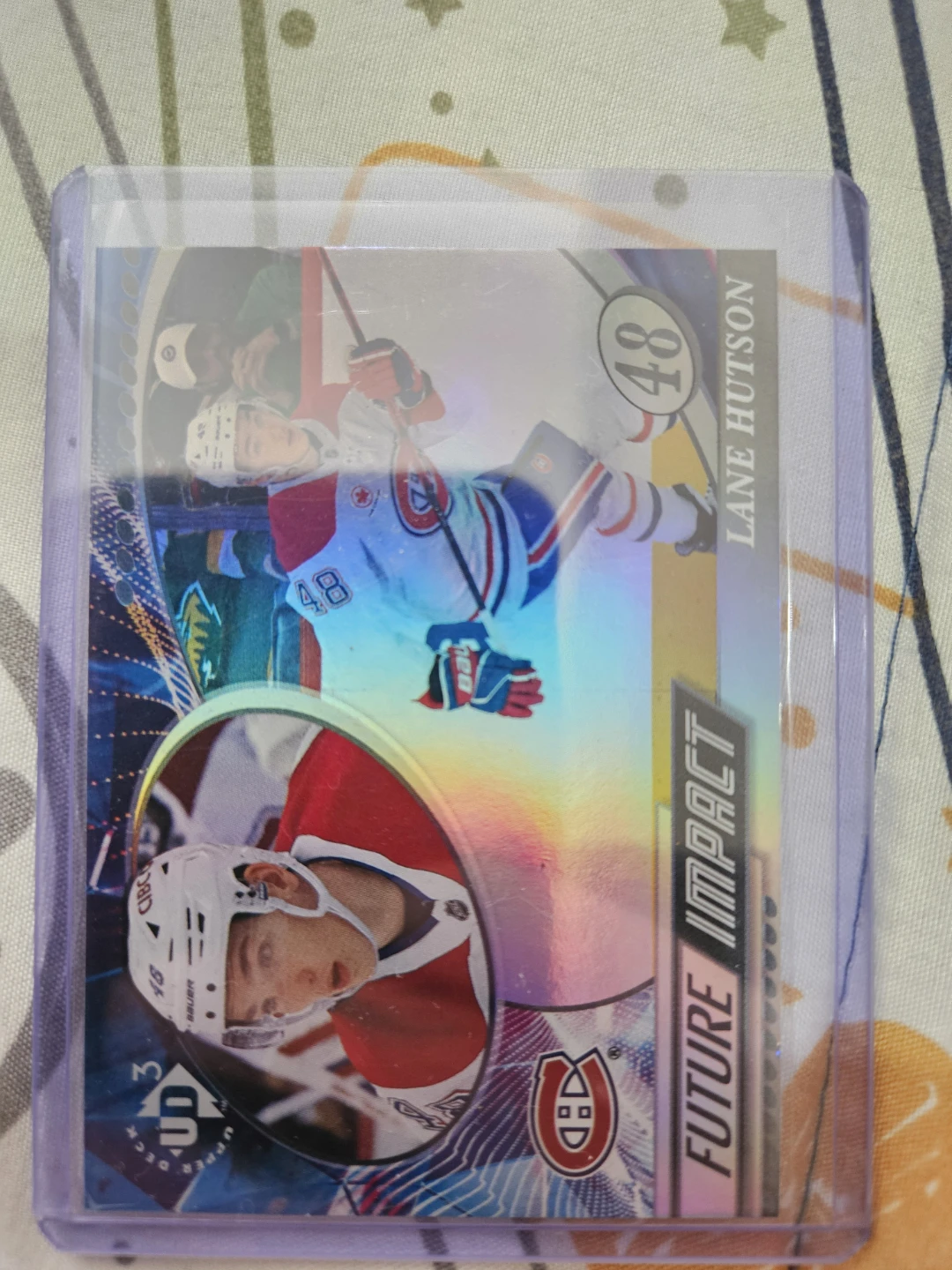 Upper Deck Future Impact Lane Hutson Hockey Card