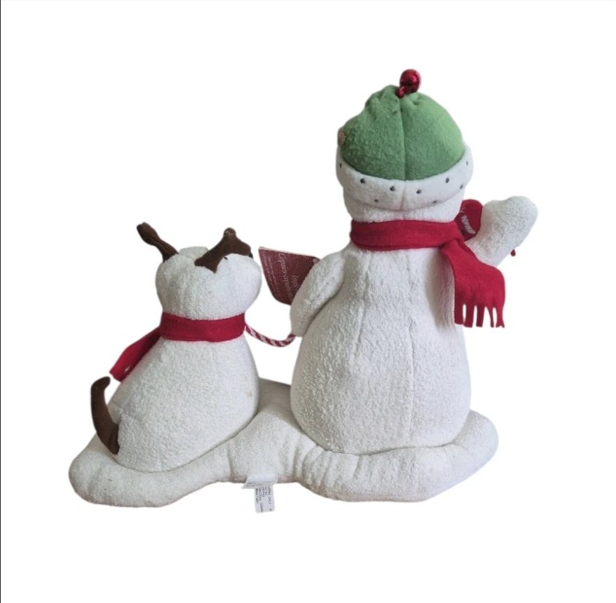 Hallmark Jingle Pals Snowman with Dog Animated Musical Christmas - photo 4