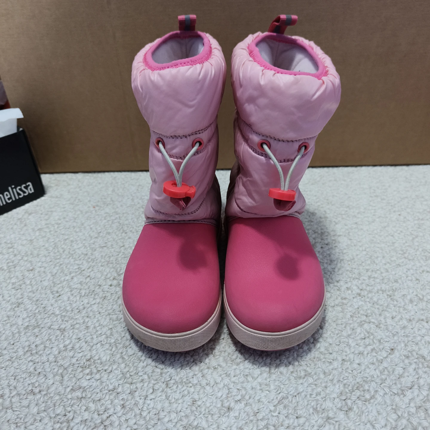 Pink Puffer Winter Boots Toddler Size C 12 - photo 2