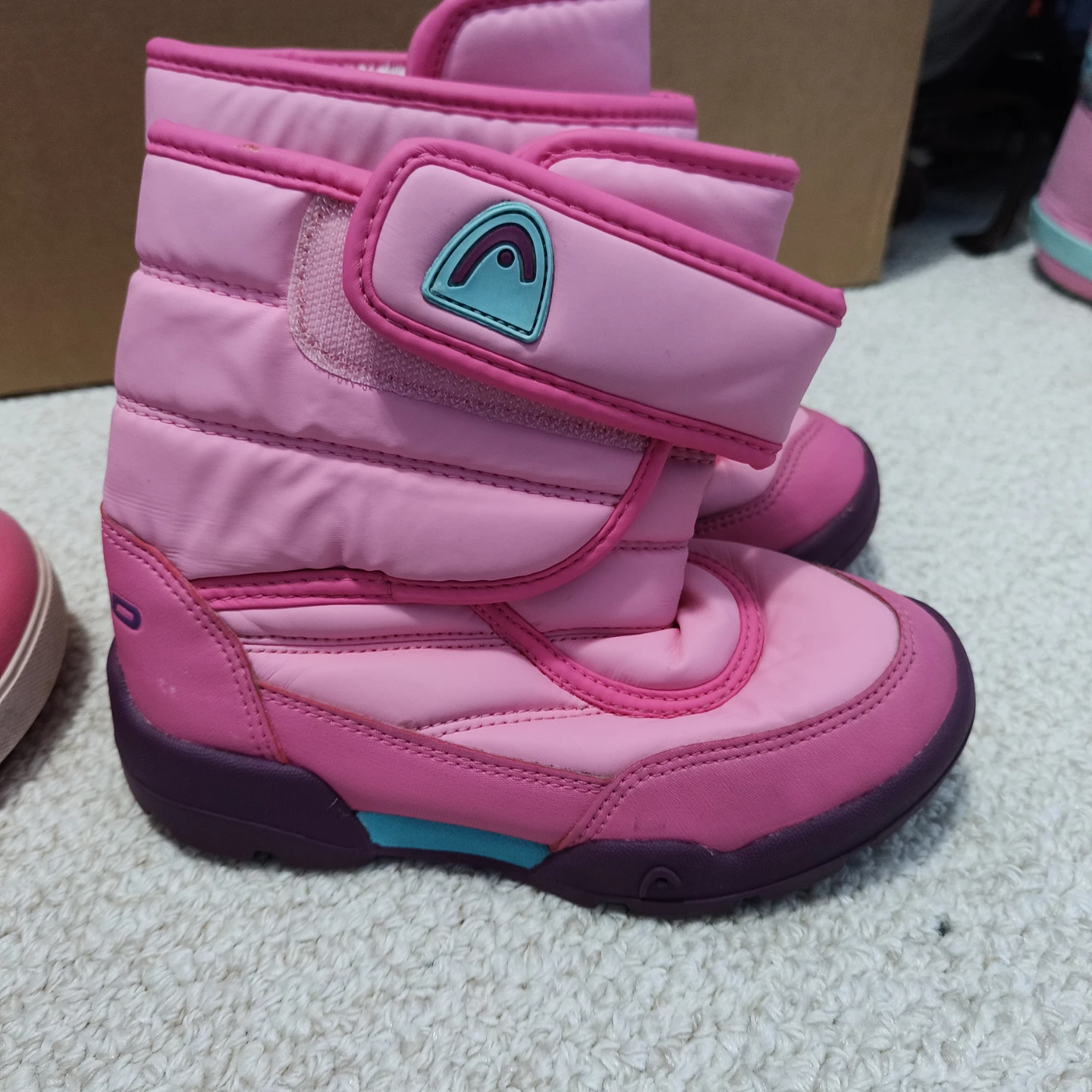 Pink Puffer Winter Boots Toddler Size C 12 - photo 4