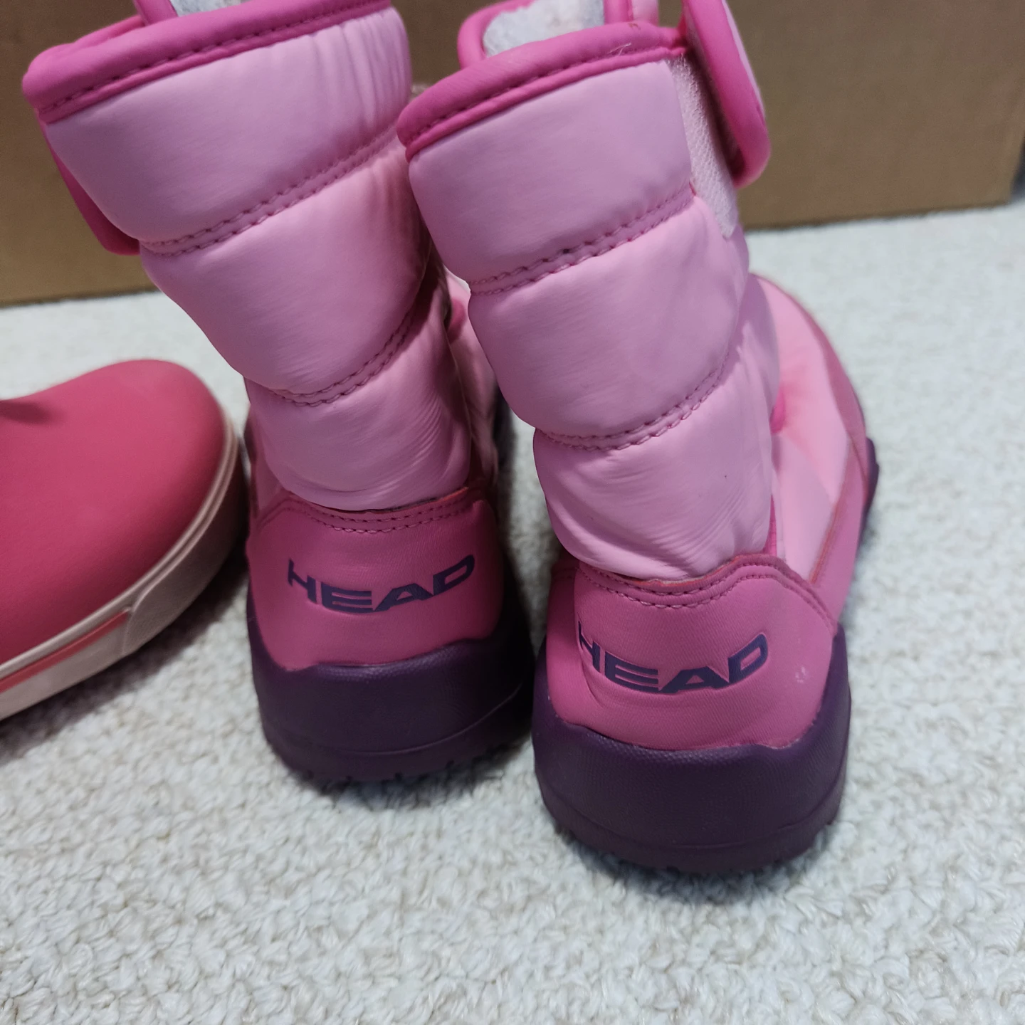 Pink Puffer Winter Boots Toddler Size C 12 - photo 5
