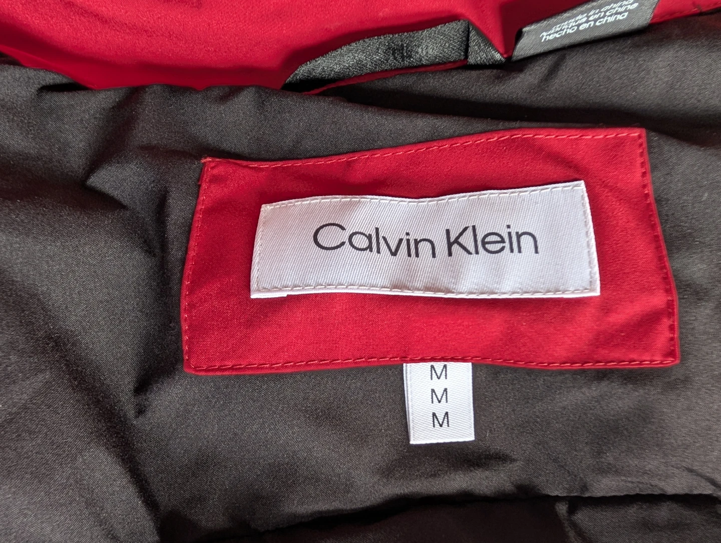 Calvin Klein Red Puffer Jacket - photo 2