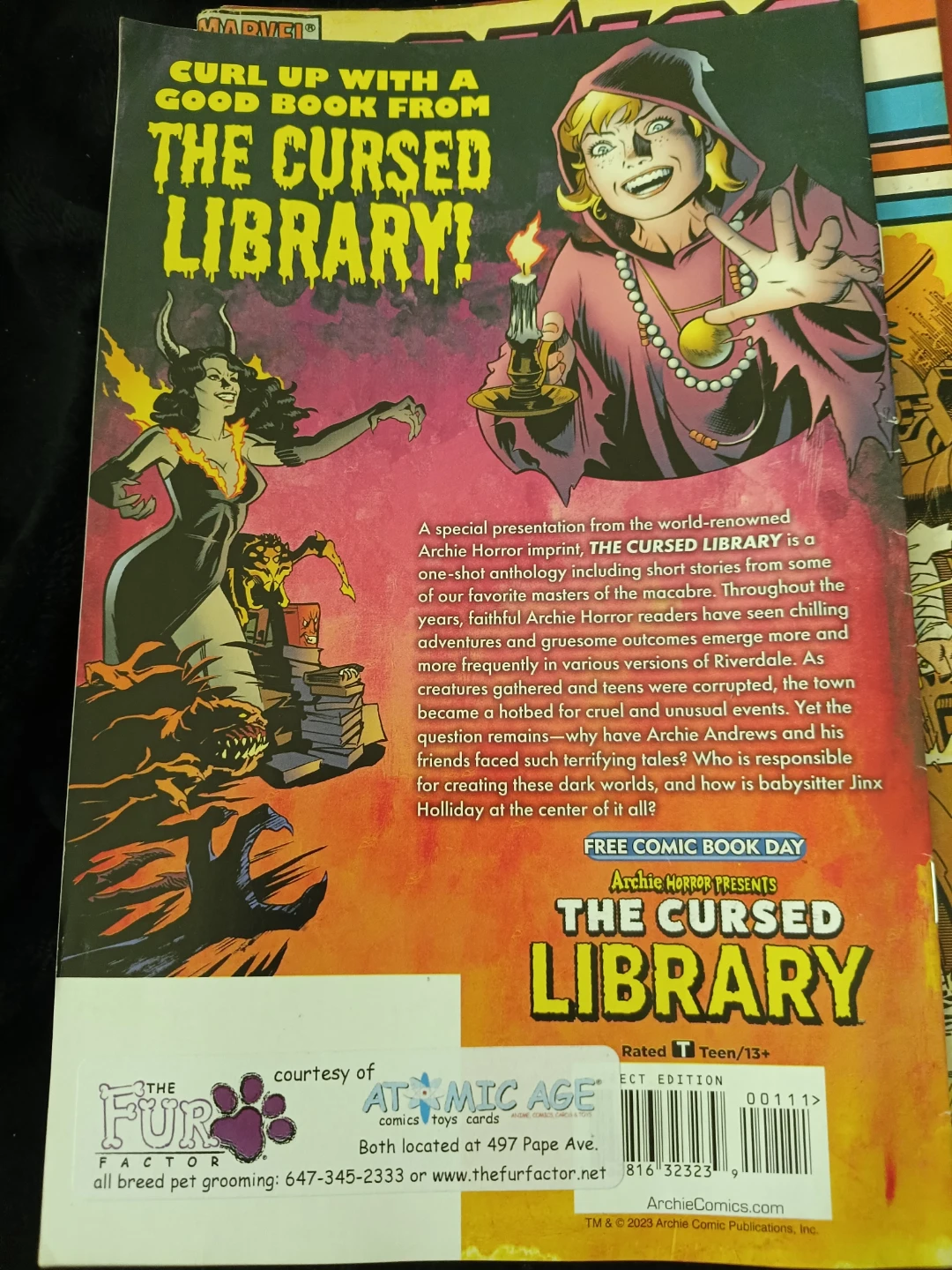 Archie Horror Presents The Cursed Library Comic Book - photo 2