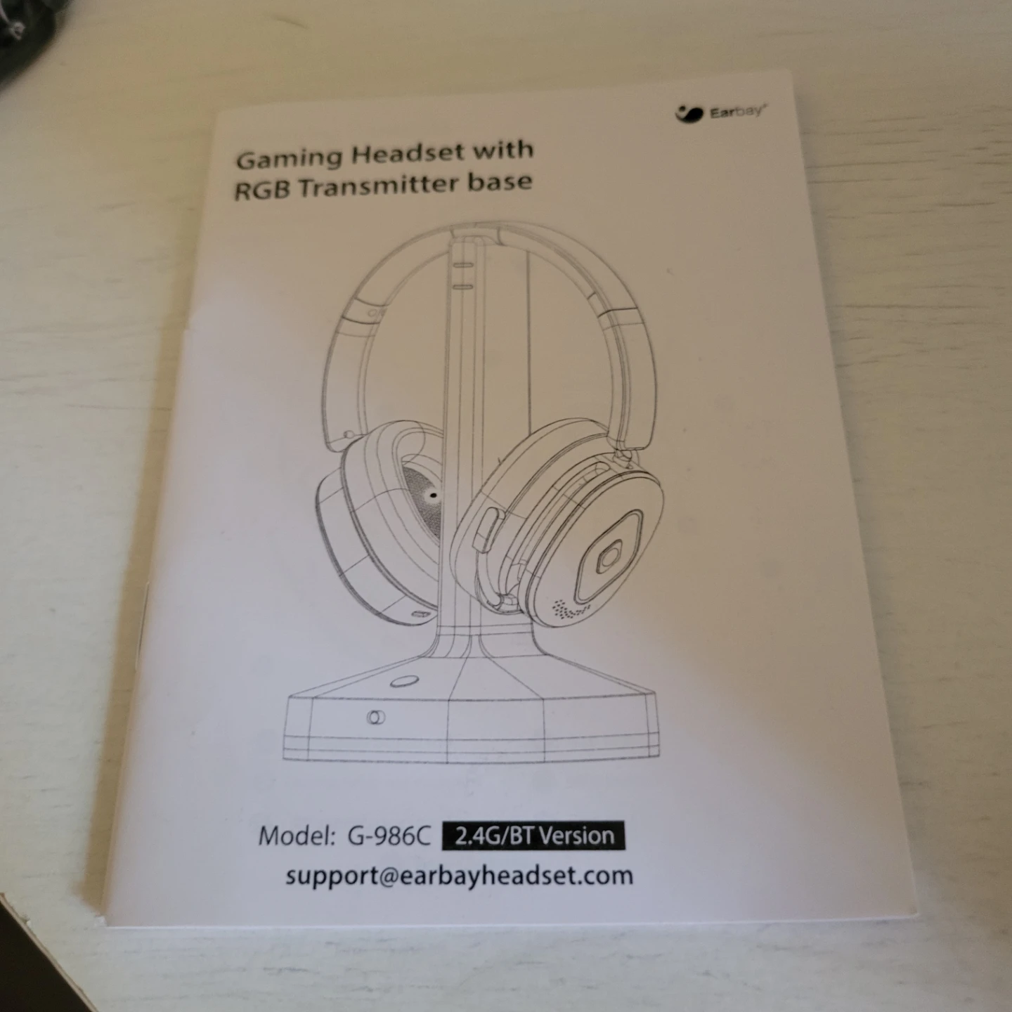 Earbay G-986C Gaming Headset with RGB Transmitter Base - photo 4