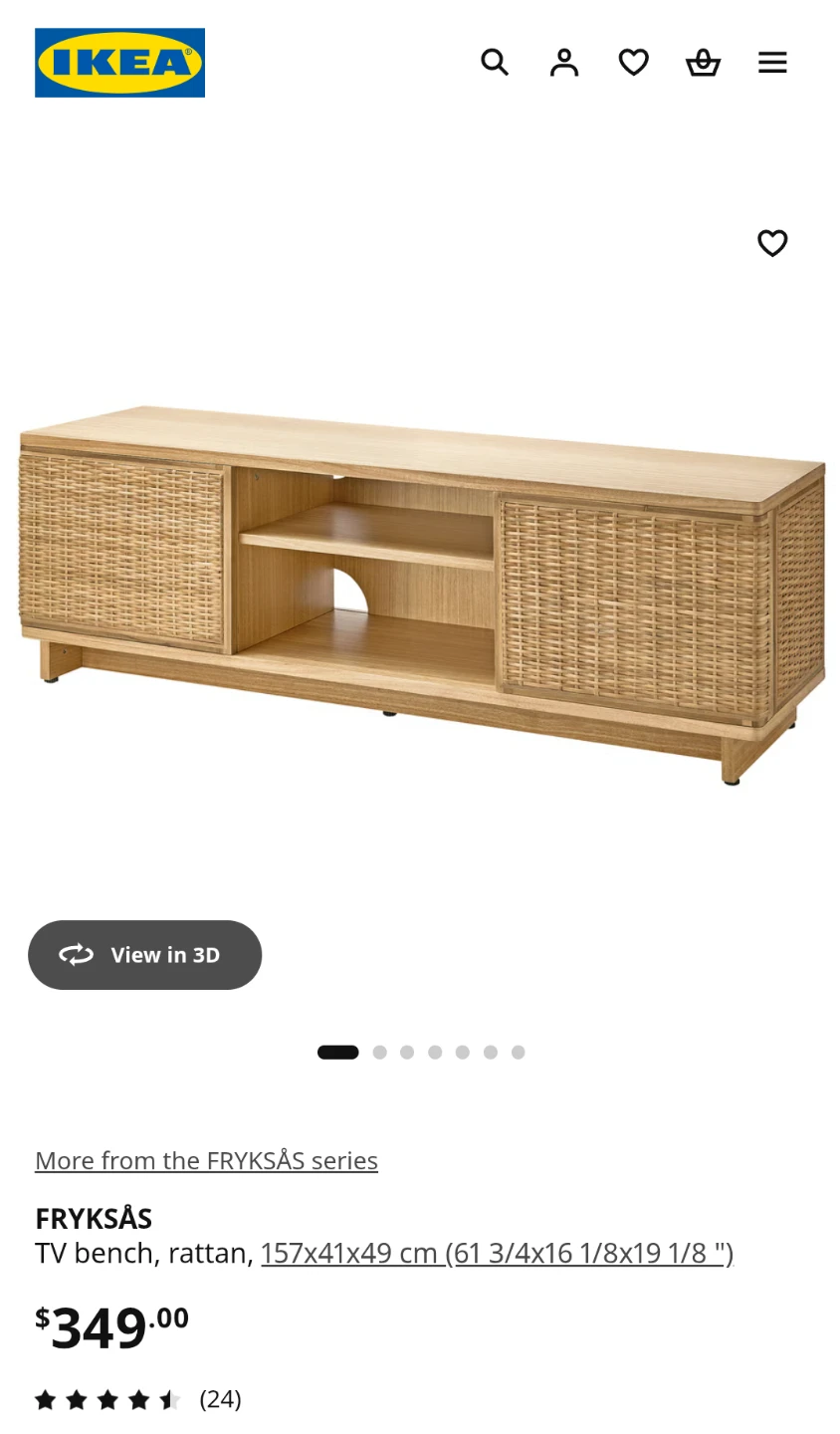 IKEA FRYKSÅS TV Bench + TV LG NANOCELL 55" - photo 5