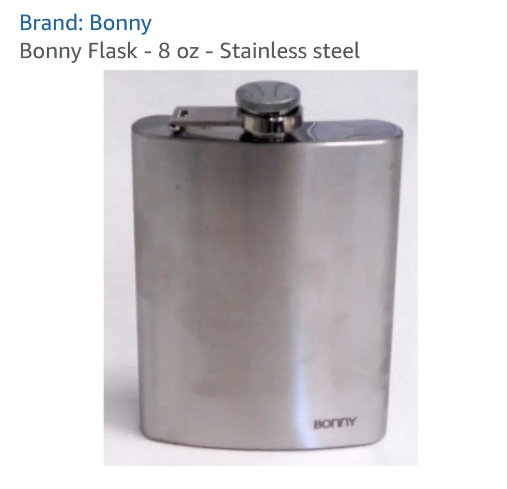 Bonny Flask - 8 oz - Stainless Steel