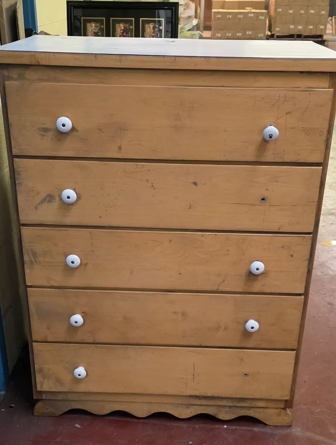 Wooden 5-Drawer Dresser - photo 2