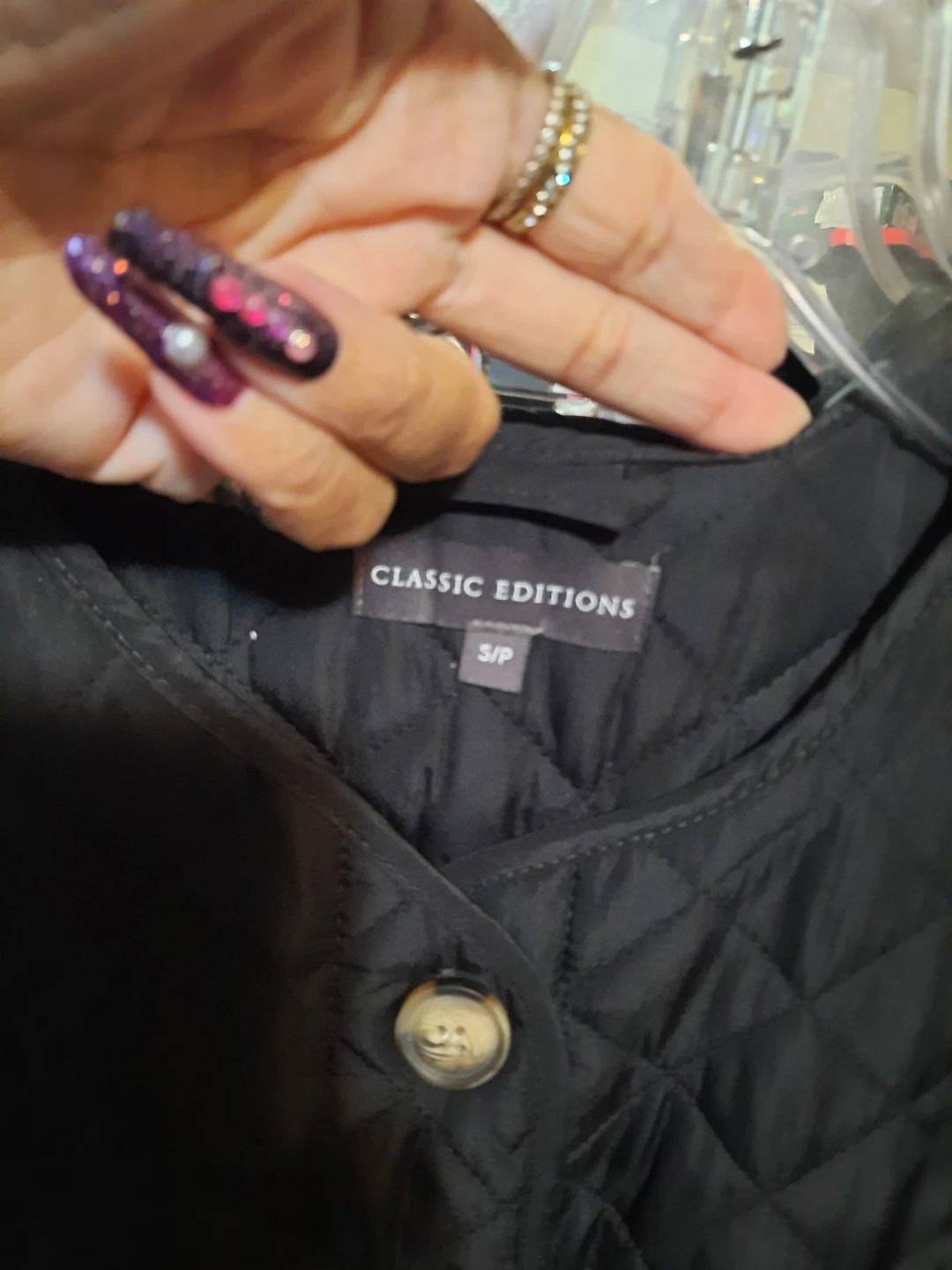 Classic Editions Quilted Jacket -NWT Black, Size S/P - photo 3